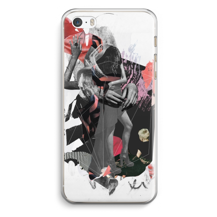 Dissimulation du réel: iPhone 5 / 5S / SE Transparant Hoesje