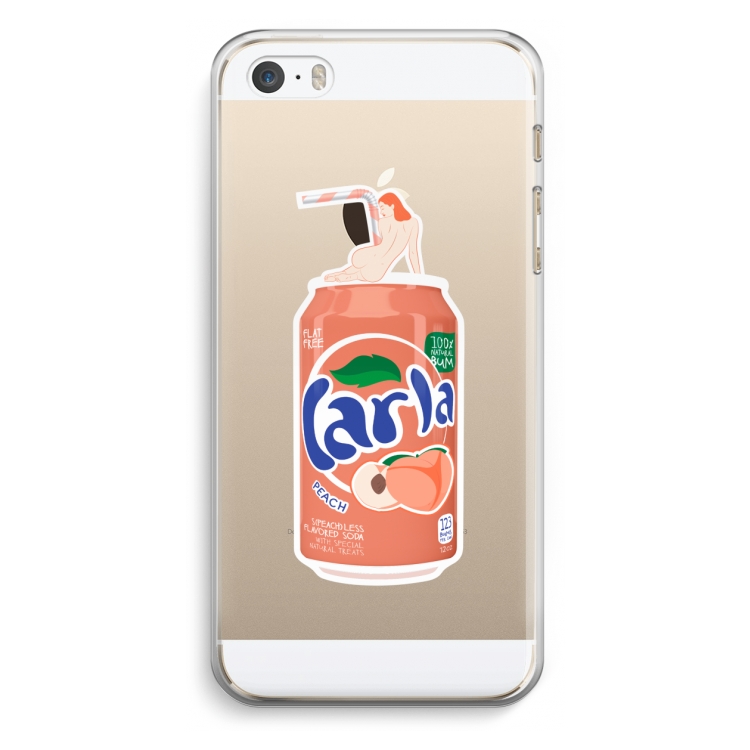 S(peach)less: iPhone 5 / 5S / SE Transparant Hoesje