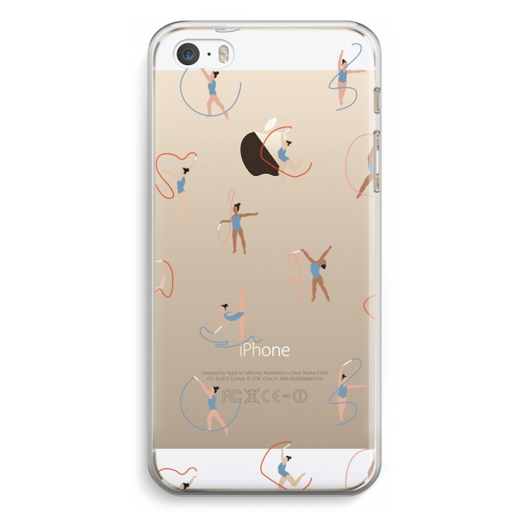Dancing #3: iPhone 5 / 5S / SE Transparant Hoesje