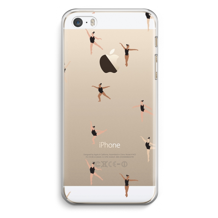 Dancing #1: iPhone 5 / 5S / SE Transparant Hoesje