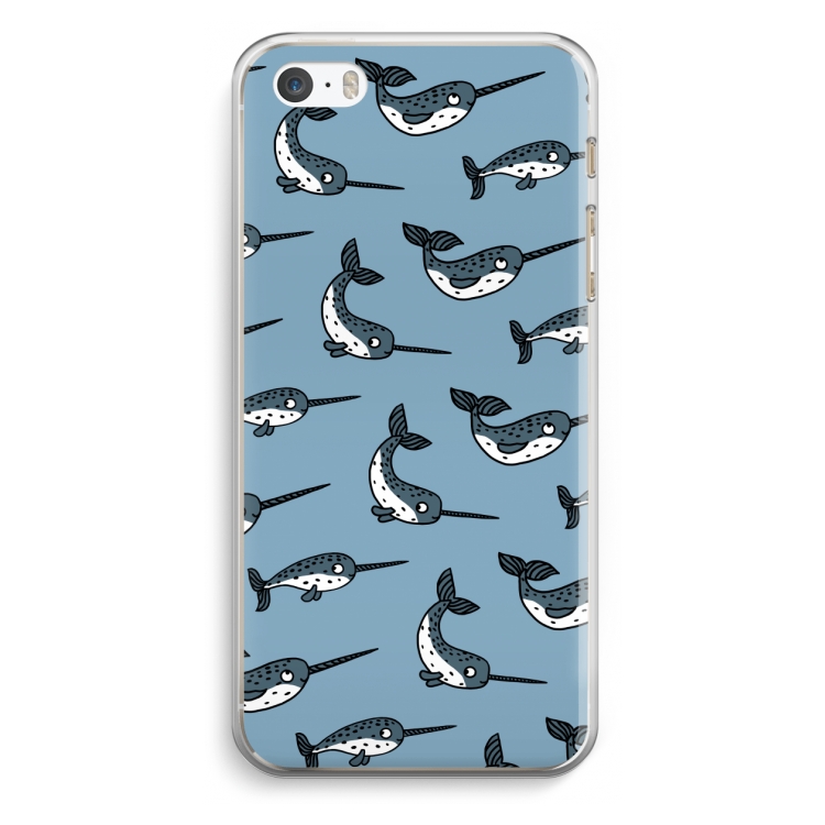 Narwhal: iPhone 5 / 5S / SE Transparant Hoesje