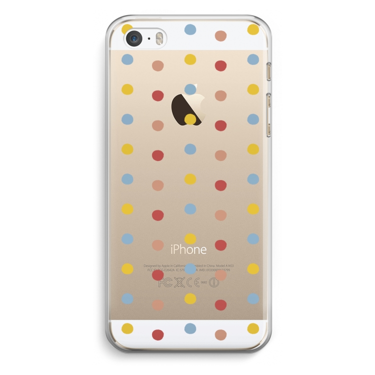 Bollen: iPhone 5 / 5S / SE Transparant Hoesje