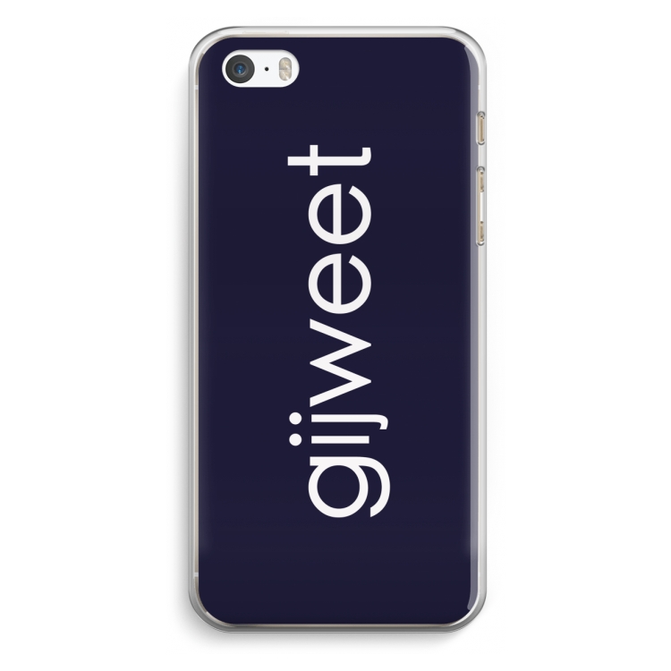 Gijweet: iPhone 5 / 5S / SE Transparant Hoesje