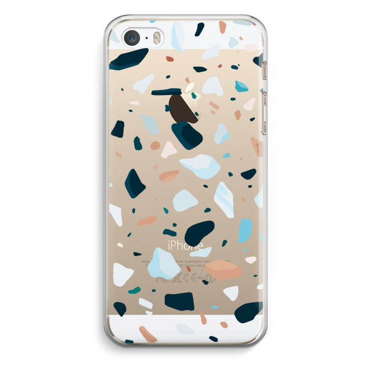Terrazzo N°13: iPhone 5 / 5S / SE Transparant Hoesje