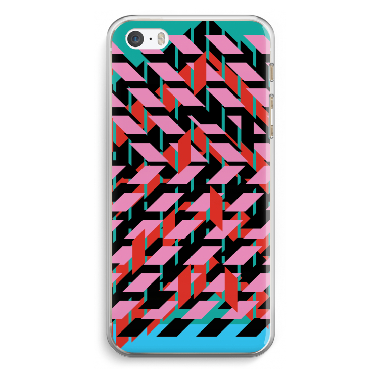 Skew Blush 2: iPhone 5 / 5S / SE Transparant Hoesje