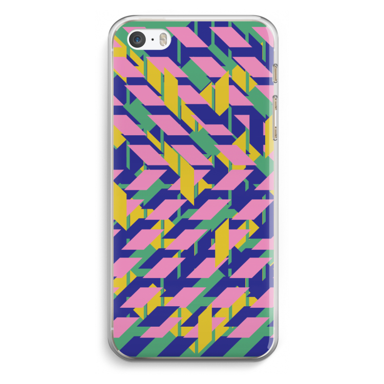 Skew Blush 1: iPhone 5 / 5S / SE Transparant Hoesje