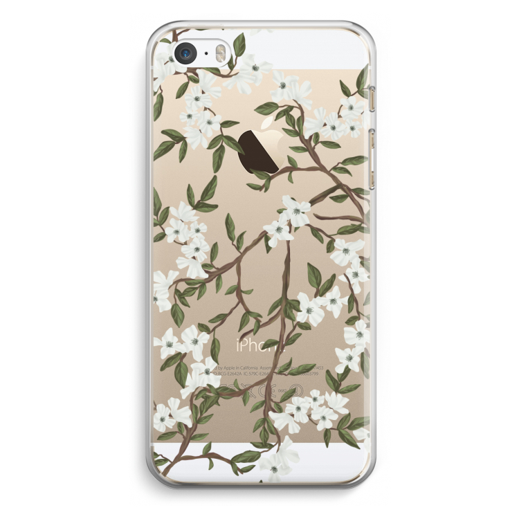 Blossoming spring: iPhone 5 / 5S / SE Transparant Hoesje