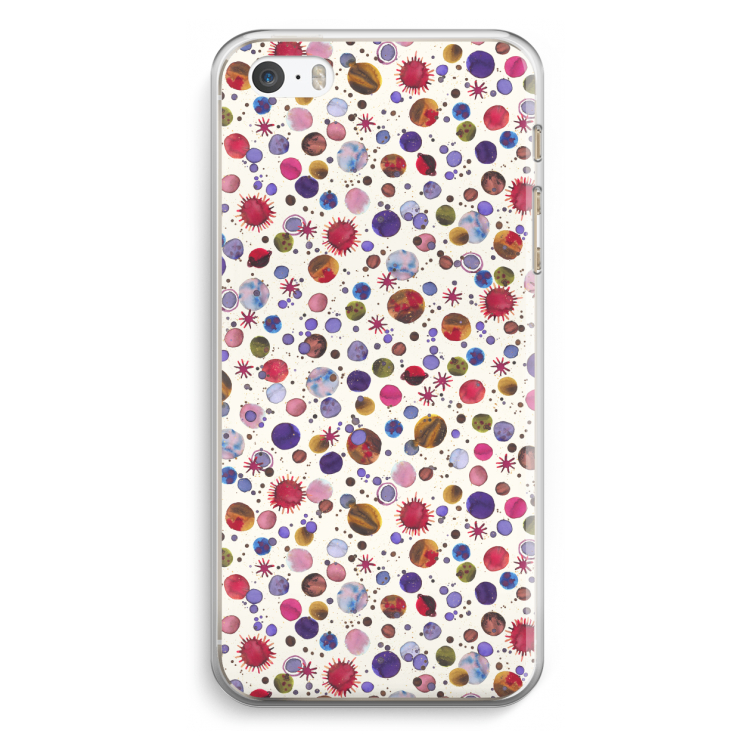 Planets Space: iPhone 5 / 5S / SE Transparant Hoesje