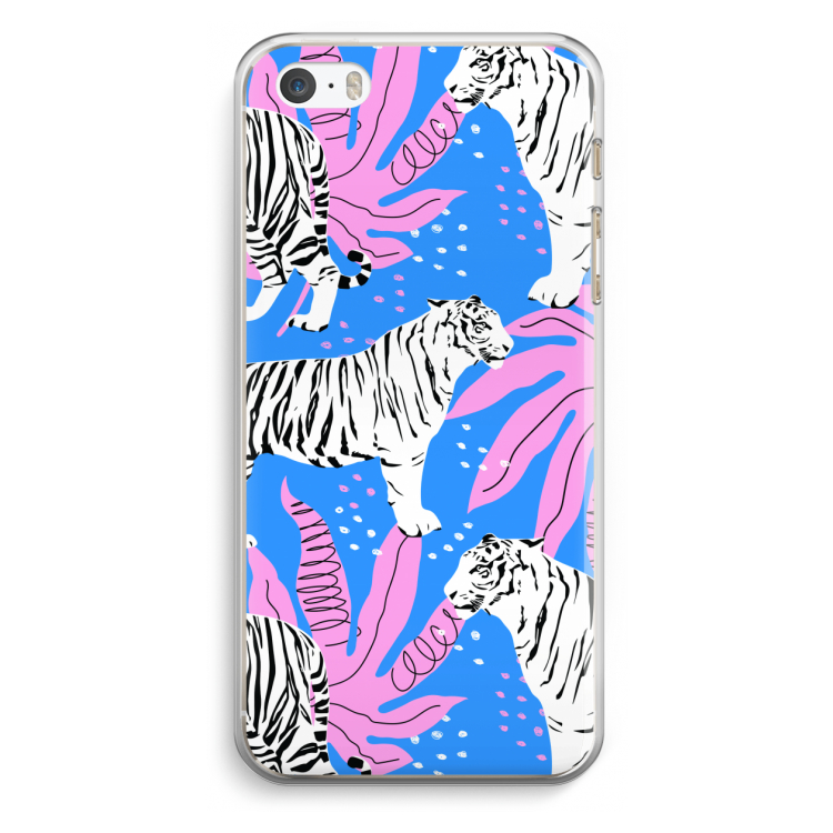 Tijger: iPhone 5 / 5S / SE Transparant Hoesje