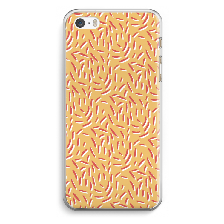 Camouflage: iPhone 5 / 5S / SE Transparant Hoesje