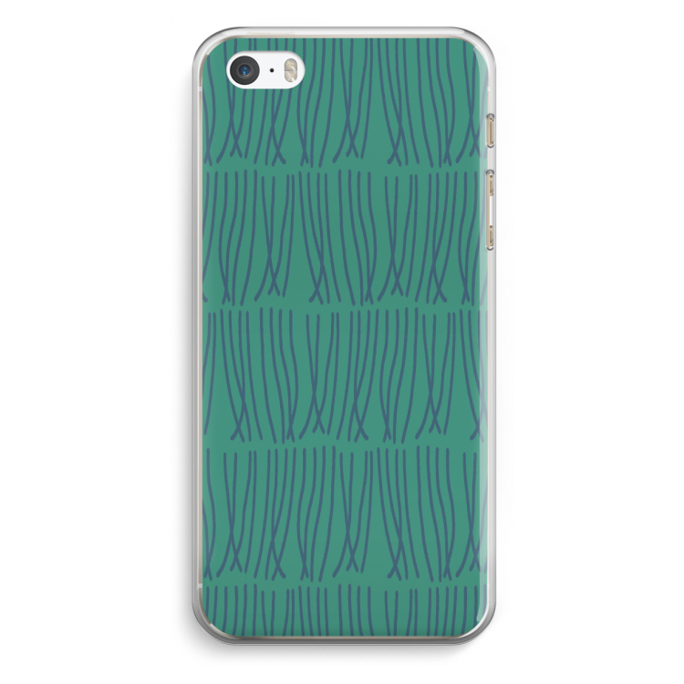 Swirls: iPhone 5 / 5S / SE Transparant Hoesje
