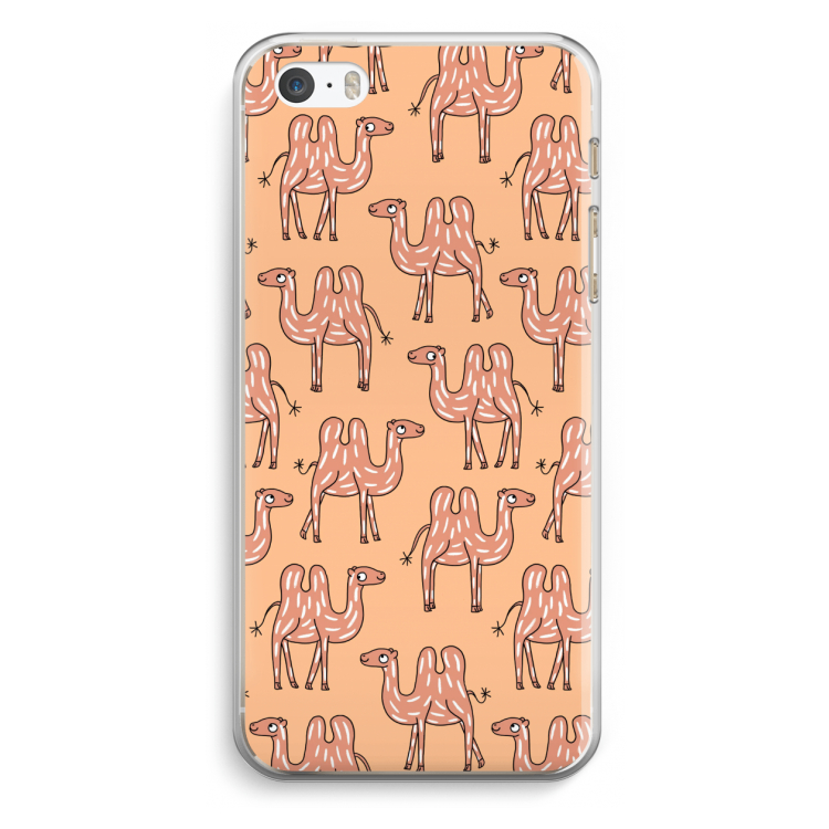 Kameel: iPhone 5 / 5S / SE Transparant Hoesje