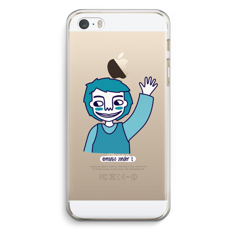 Zwaai: iPhone 5 / 5S / SE Transparant Hoesje