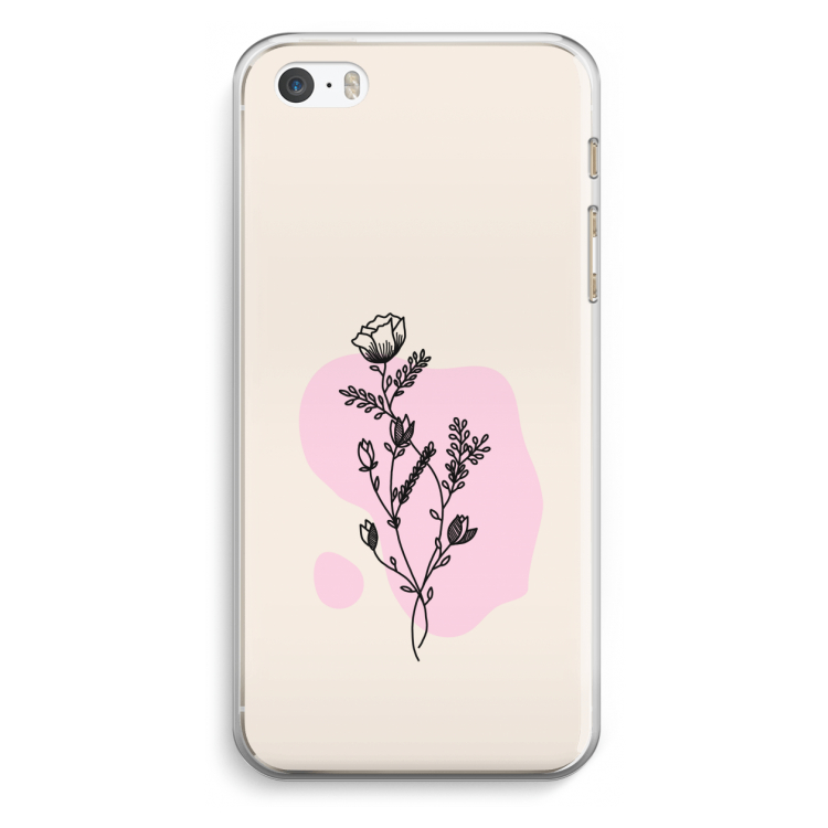 Roses are red: iPhone 5 / 5S / SE Transparant Hoesje