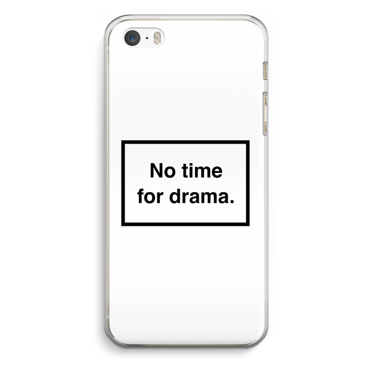 No drama: iPhone 5 / 5S / SE Transparant Hoesje