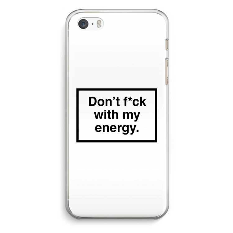 My energy: iPhone 5 / 5S / SE Transparant Hoesje