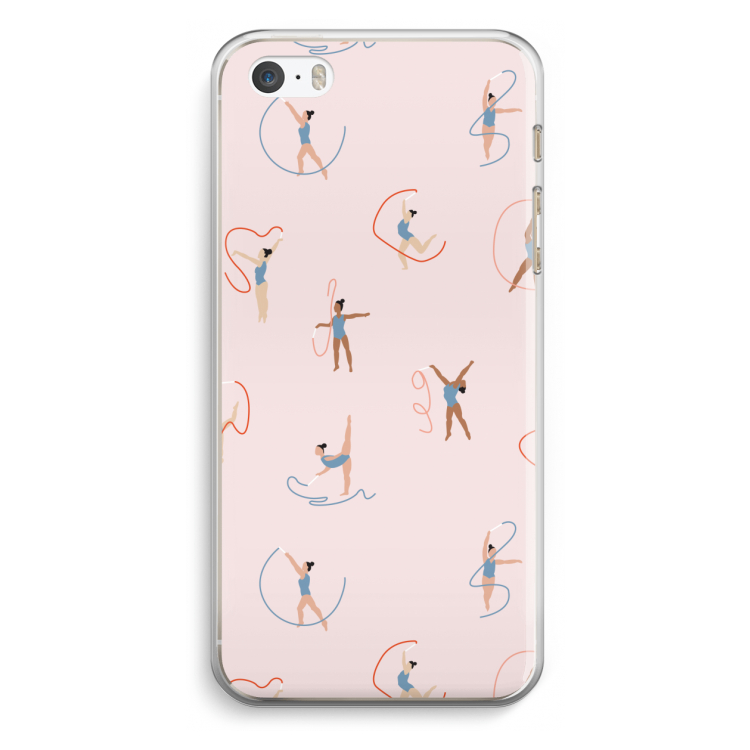 Dancing #3: iPhone 5 / 5S / SE Transparant Hoesje