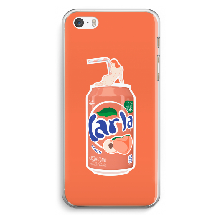 S(peach)less: iPhone 5 / 5S / SE Transparant Hoesje