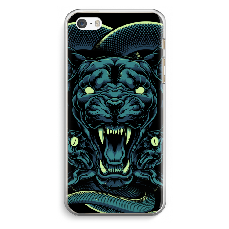 Cougar and Vipers: iPhone 5 / 5S / SE Transparant Hoesje