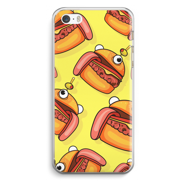 Hamburger: iPhone 5 / 5S / SE Transparant Hoesje