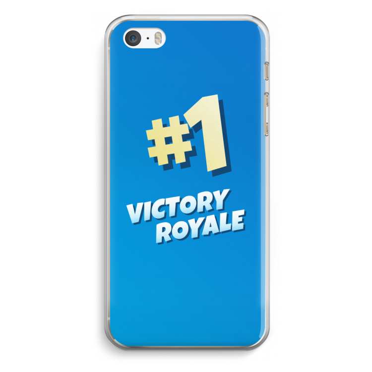 Victory Royale: iPhone 5 / 5S / SE Transparant Hoesje