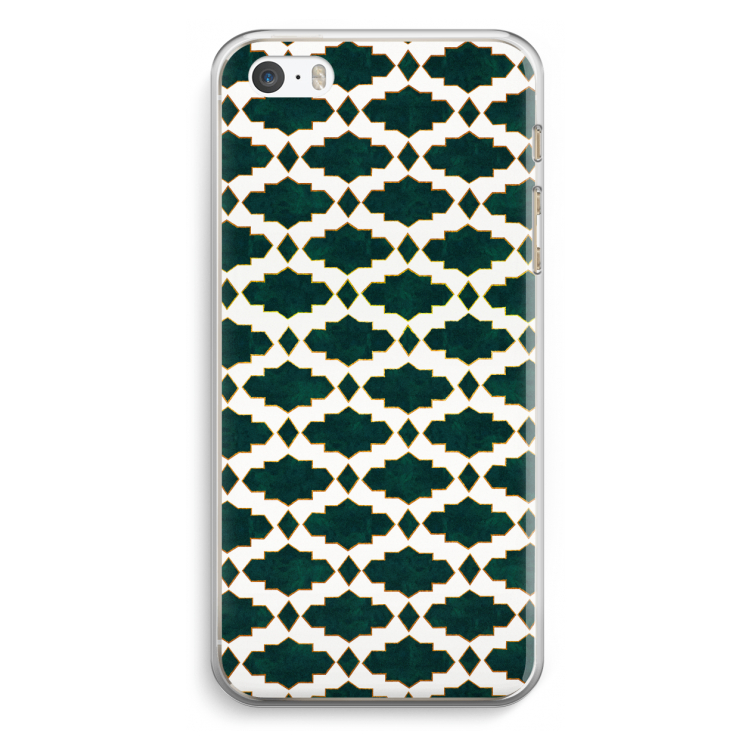 Moroccan tiles: iPhone 5 / 5S / SE Transparant Hoesje