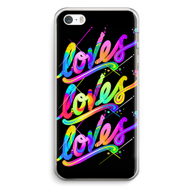 Loves: iPhone 5 / 5S / SE Transparant Hoesje