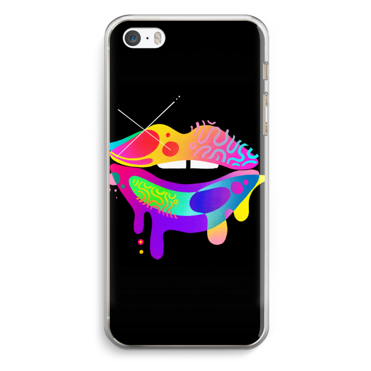 Lip Palette: iPhone 5 / 5S / SE Transparant Hoesje