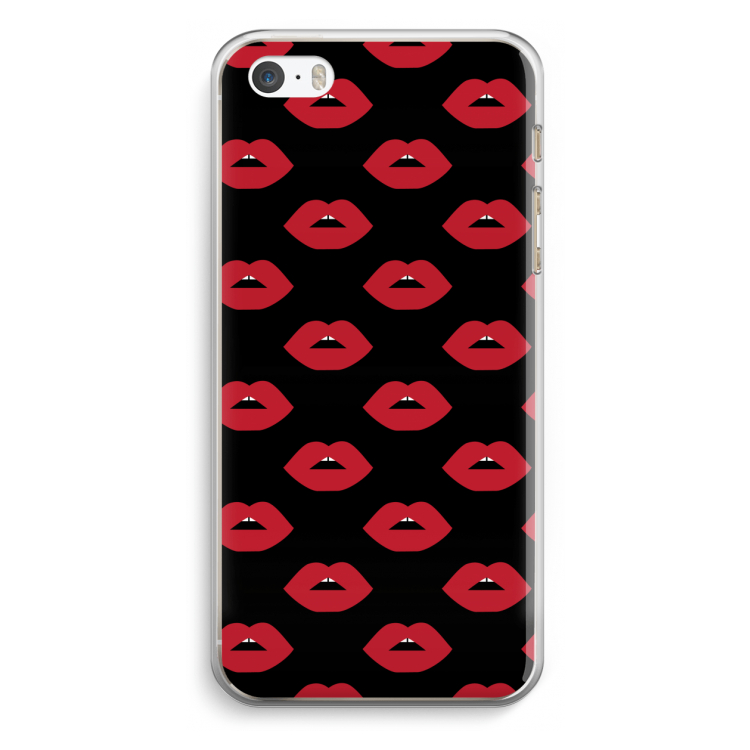 Lips: iPhone 5 / 5S / SE Transparant Hoesje