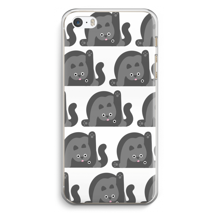 Cats: iPhone 5 / 5S / SE Transparant Hoesje