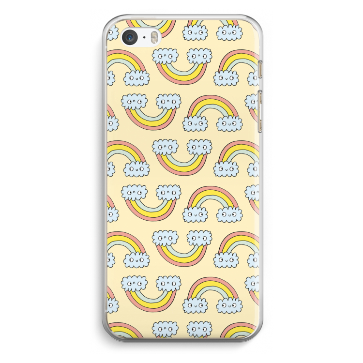 Regenboog: iPhone 5 / 5S / SE Transparant Hoesje
