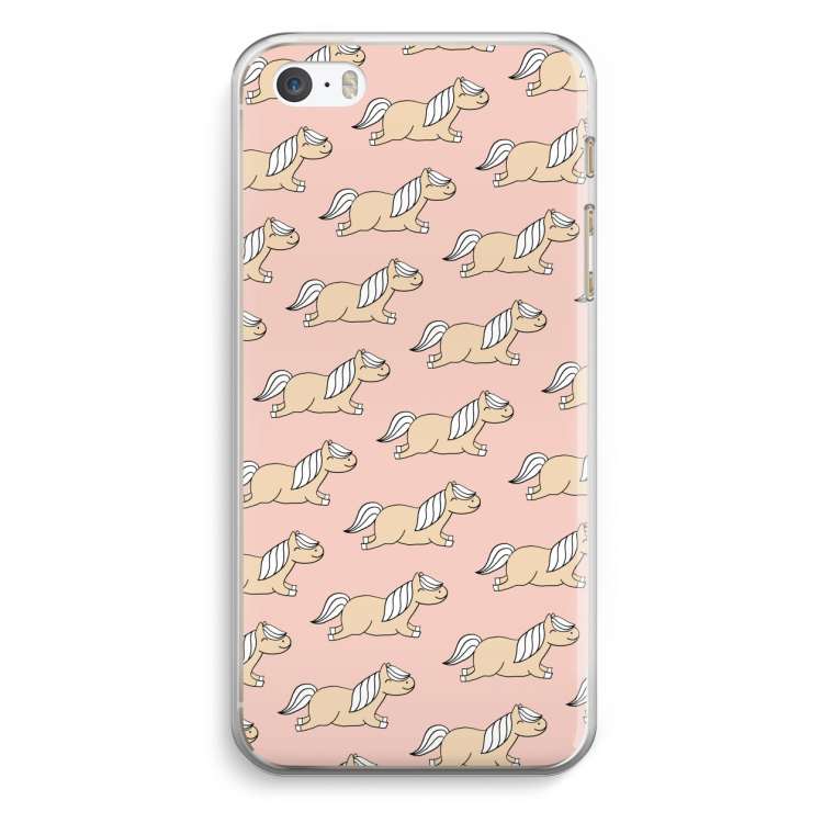 Ponys: iPhone 5 / 5S / SE Transparant Hoesje
