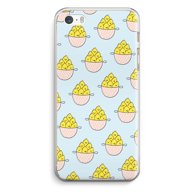 Citroenen: iPhone 5 / 5S / SE Transparant Hoesje