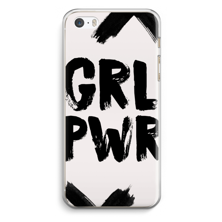 Girl Power #2: iPhone 5 / 5S / SE Transparant Hoesje
