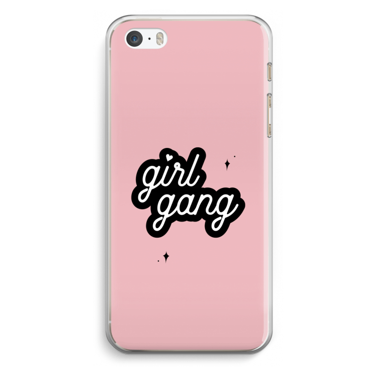 Girl Gang: iPhone 5 / 5S / SE Transparant Hoesje