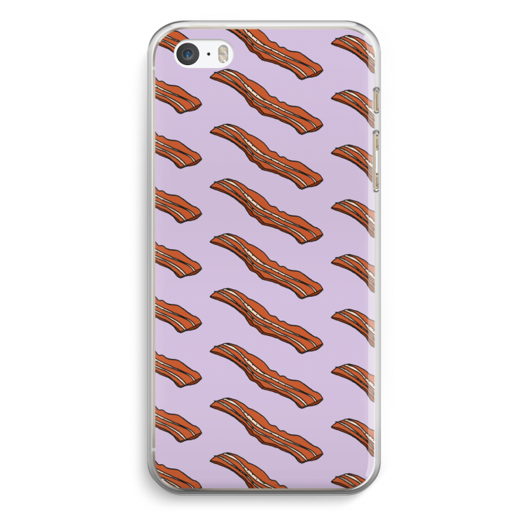 Bacon to my eggs #2: iPhone 5 / 5S / SE Transparant Hoesje