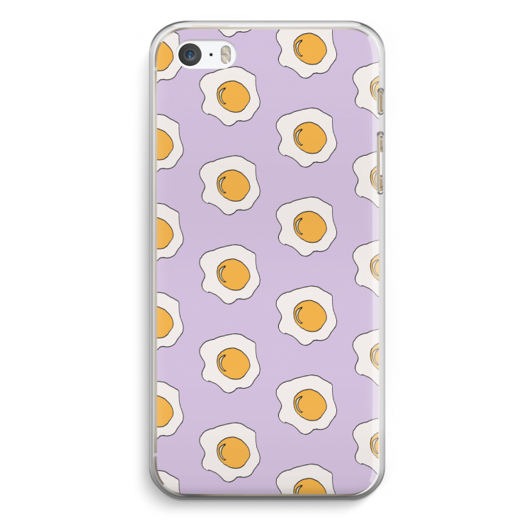 Bacon to my eggs #1: iPhone 5 / 5S / SE Transparant Hoesje