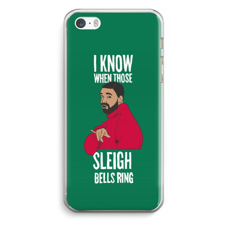 Sleigh Bells Ring: iPhone 5 / 5S / SE Transparant Hoesje