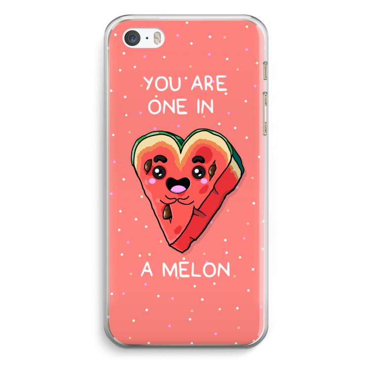 One In A Melon: iPhone 5 / 5S / SE Transparant Hoesje