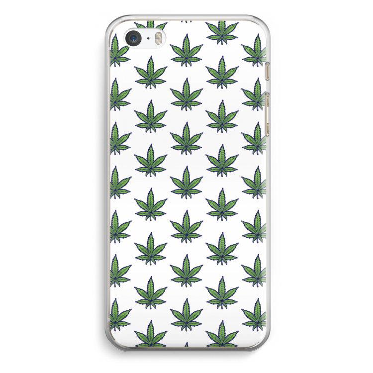 Weed: iPhone 5 / 5S / SE Transparant Hoesje