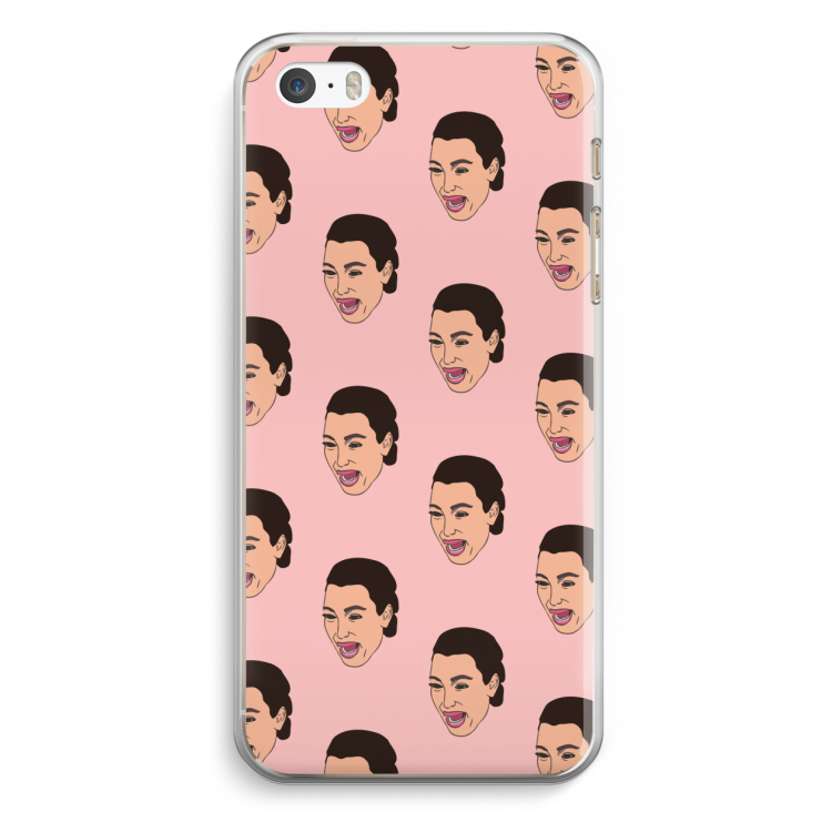 Ugly Cry Call: iPhone 5 / 5S / SE Transparant Hoesje
