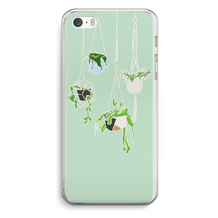 Hang In There: iPhone 5 / 5S / SE Transparant Hoesje