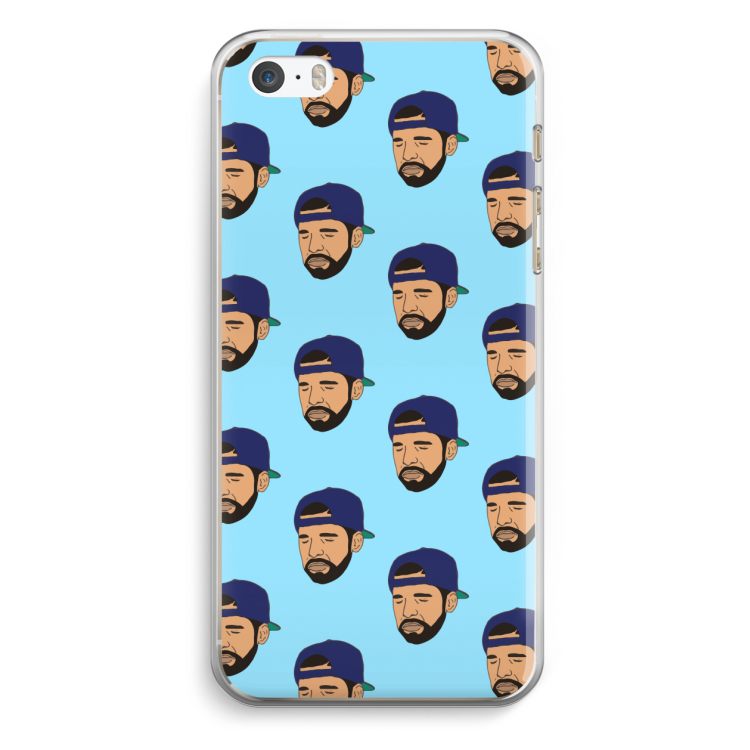 Drake Away: iPhone 5 / 5S / SE Transparant Hoesje