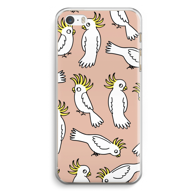 Papegaai: iPhone 5 / 5S / SE Transparant Hoesje