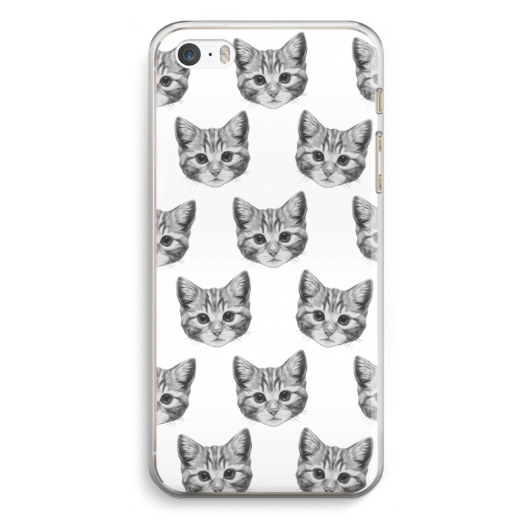 Kitten: iPhone 5 / 5S / SE Transparant Hoesje