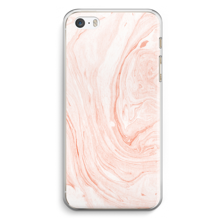 Peach bath: iPhone 5 / 5S / SE Transparant Hoesje