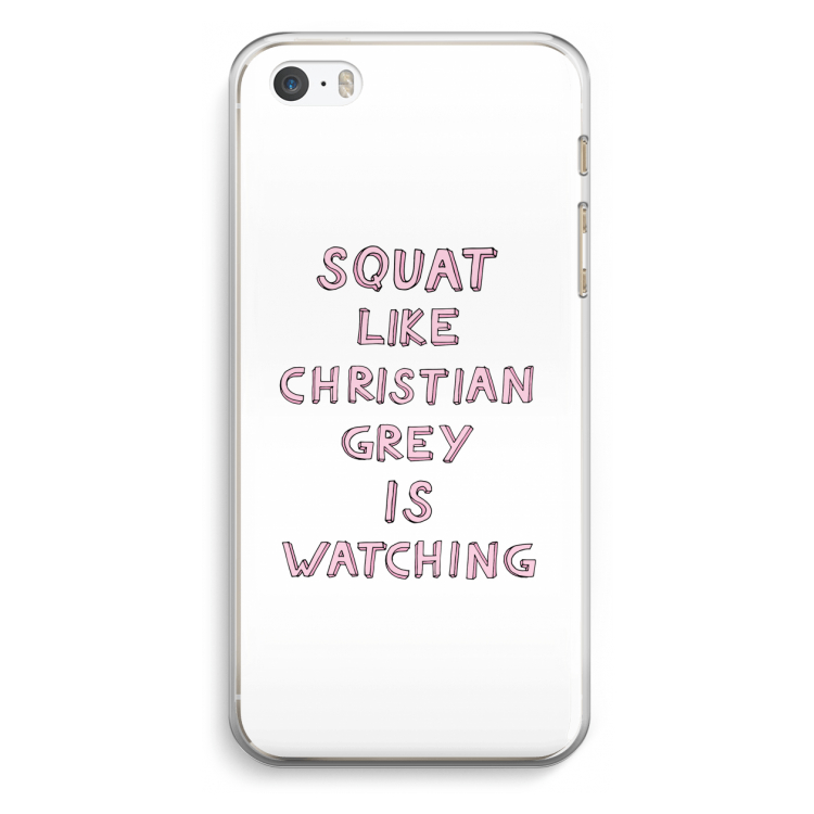Christian Grey: iPhone 5 / 5S / SE Transparant Hoesje