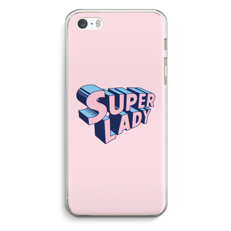 Superlady: iPhone 5 / 5S / SE Transparant Hoesje