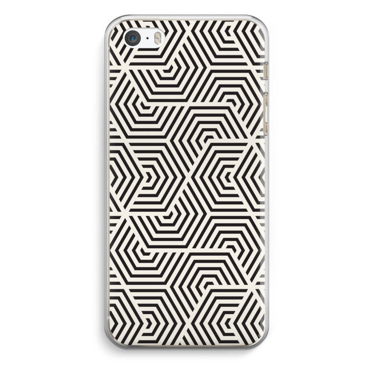 Magic pattern: iPhone 5 / 5S / SE Transparant Hoesje