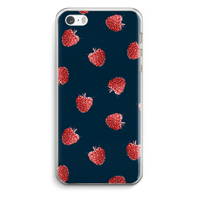 Framboosjes: iPhone 5 / 5S / SE Transparant Hoesje